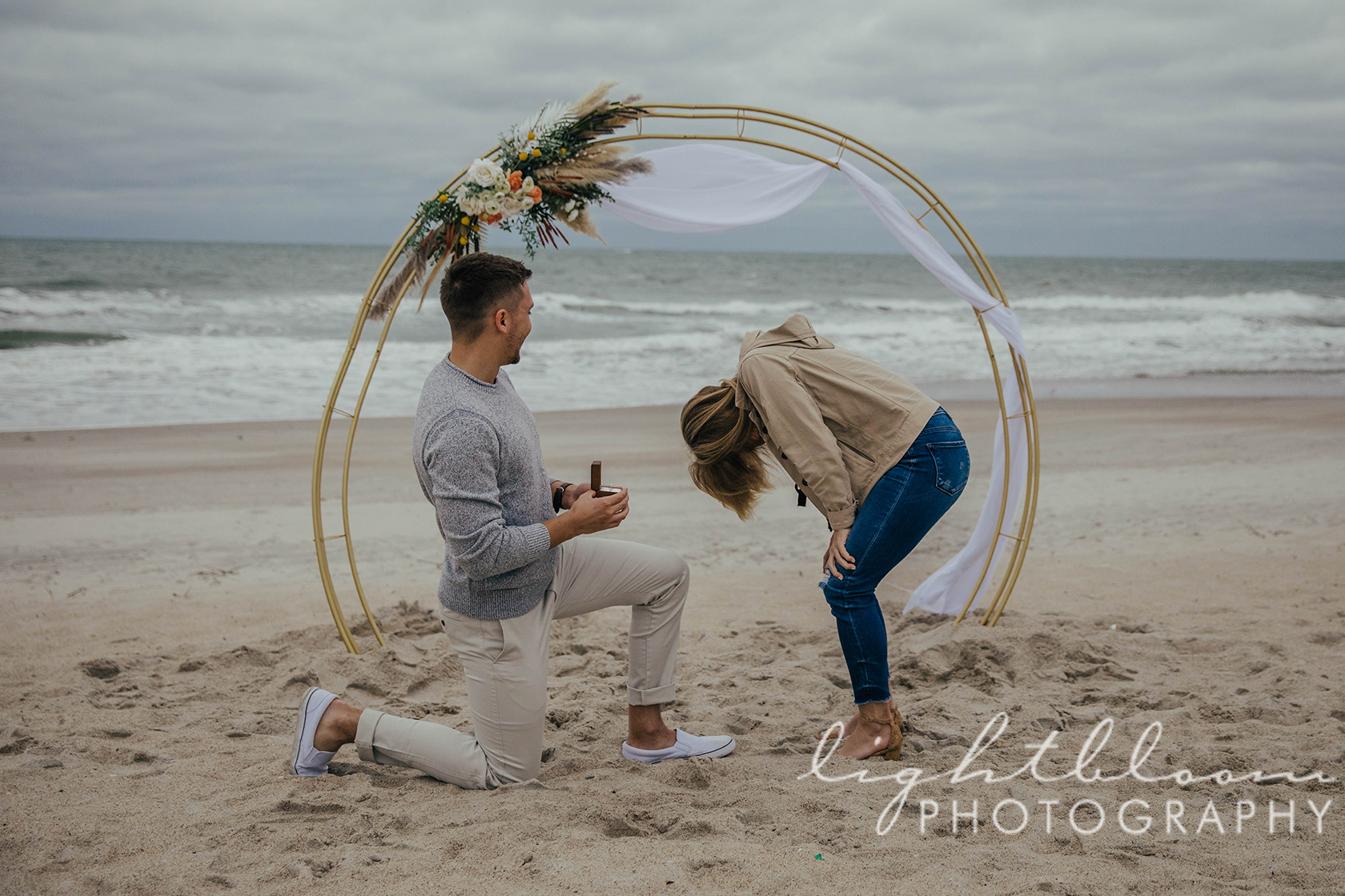Wrightsville Beach Proposal Photographer