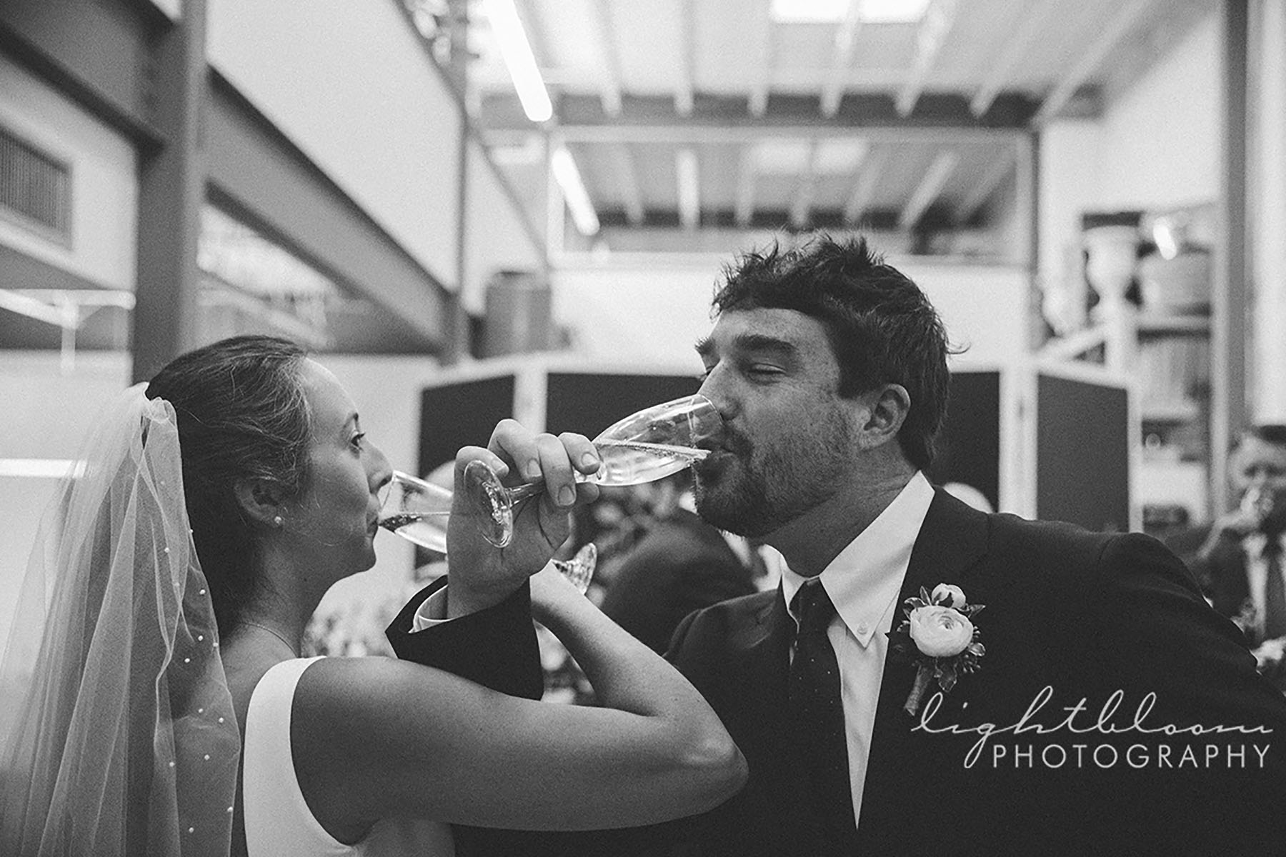 The Atrium Downtown Wilmington Wedding Photographer